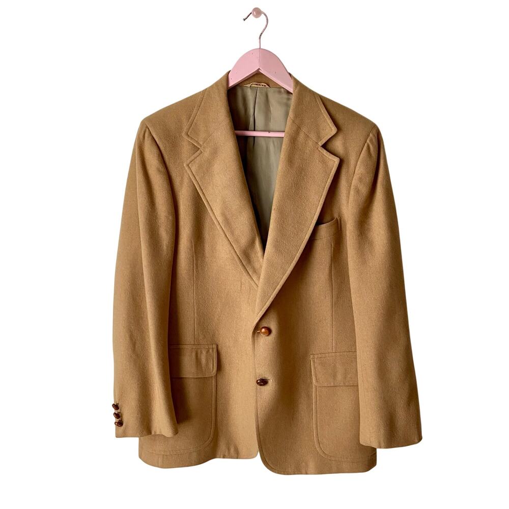 Vintage PBM 100% camel hair Blazer